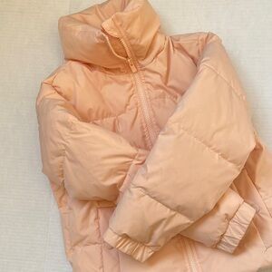art class Peach Puffer Jacket